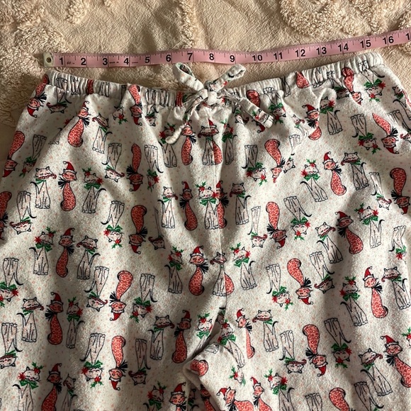 Cute Flannel Cat Pajamas - Picture 12 of 15